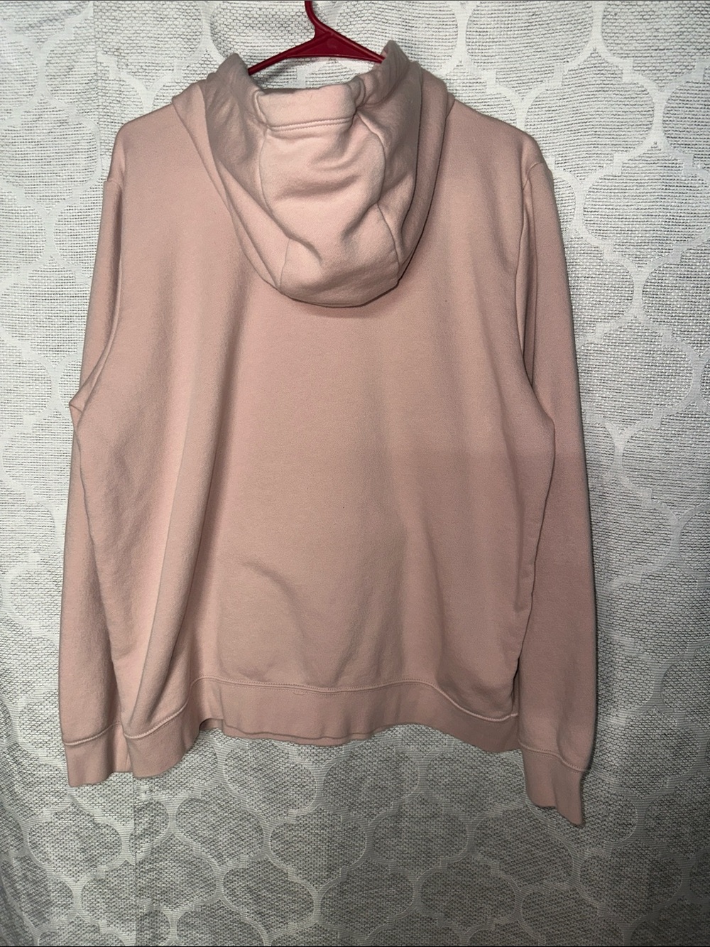 Nike Sportswear Essential Women XL Pink Oxford Rose Gold Fleece Hoodie - Picture 6 of 6